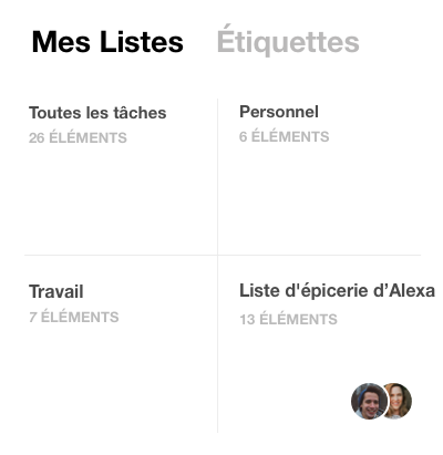 Gérer et partager des listes sur Any.do